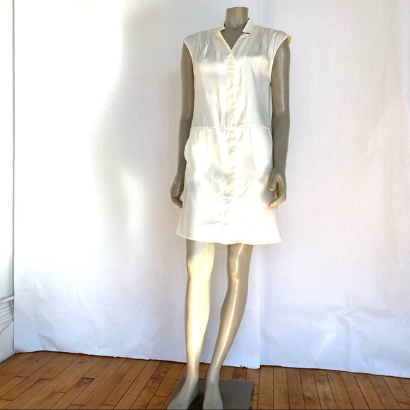 LINDEX Button Down Side Pockets Dress - Picture 3 of 15
